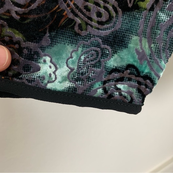 NWT Lularoe Elegant Stella Bolero Velvet Burnout Jacket Open Front Paisley - Picture 12 of 15